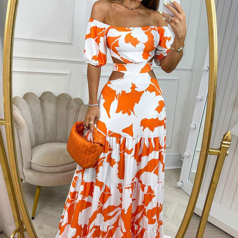 Lenora™ | Off-Shoulder Maxi Dress
