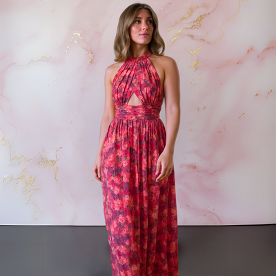 Vera | Elegant Maxi dress with floral print