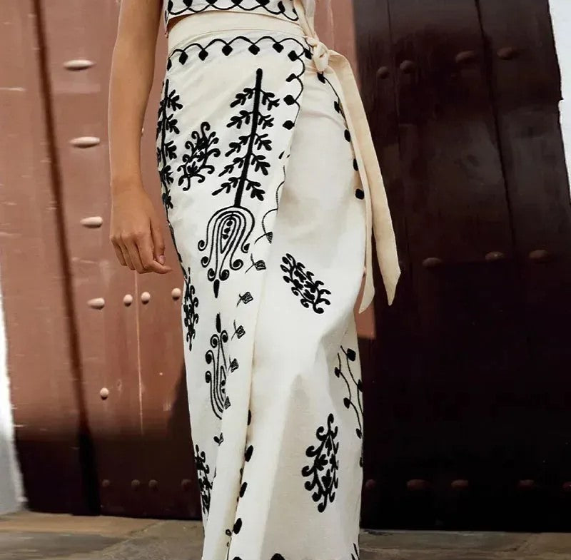 Clea Boho Luxe Embroidered Set