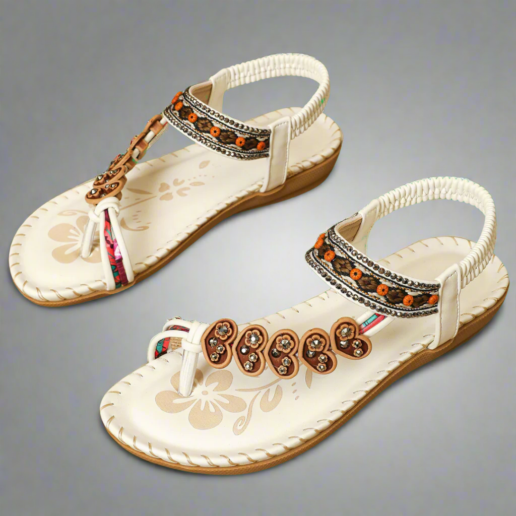 Lumen™ | Boho Chic Embellished Sandals