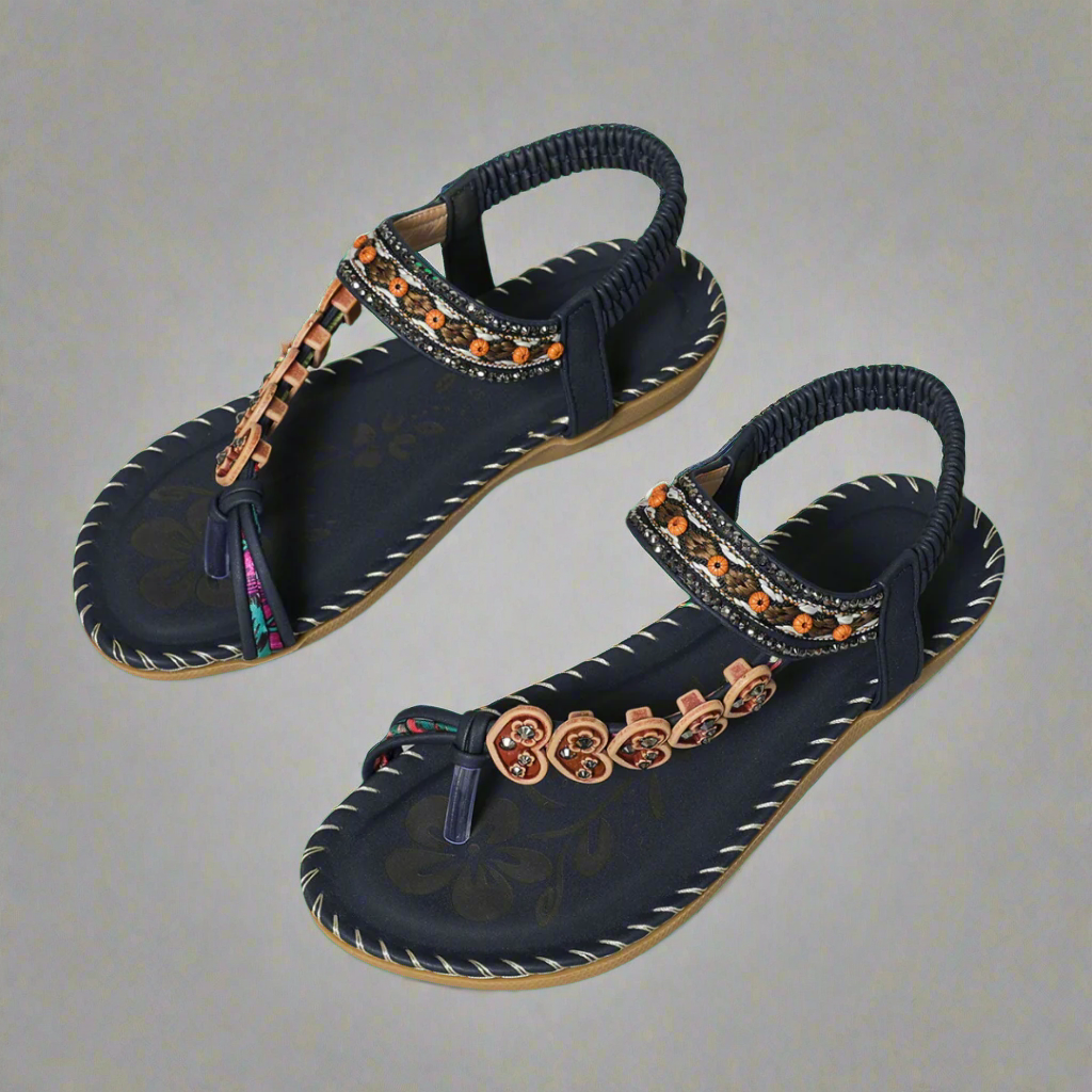 Lumen™ | Boho Chic Embellished Sandals