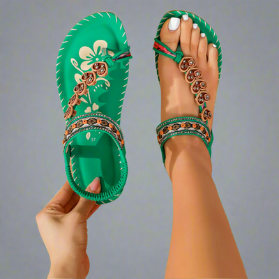 Lumen™ | Boho Chic Embellished Sandals