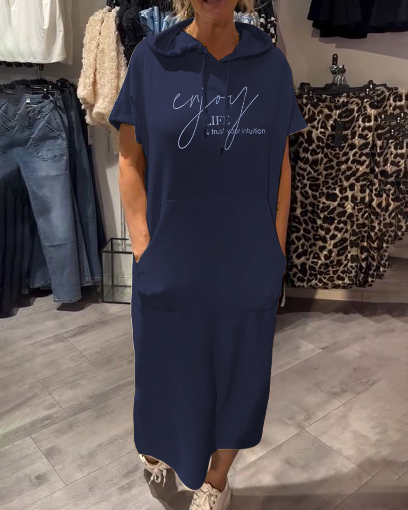 Ebba | Casual dress with hood and feminine fit