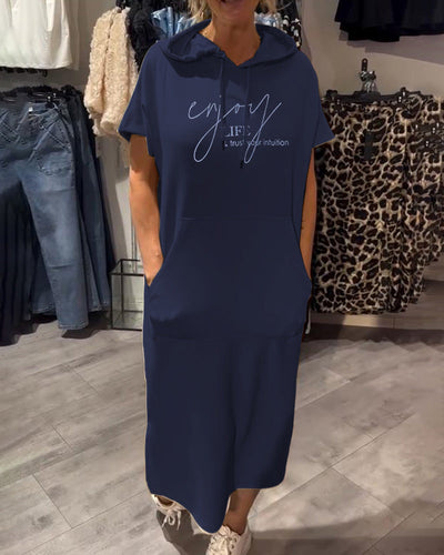 Ebba | Casual dress with hood and feminine fit