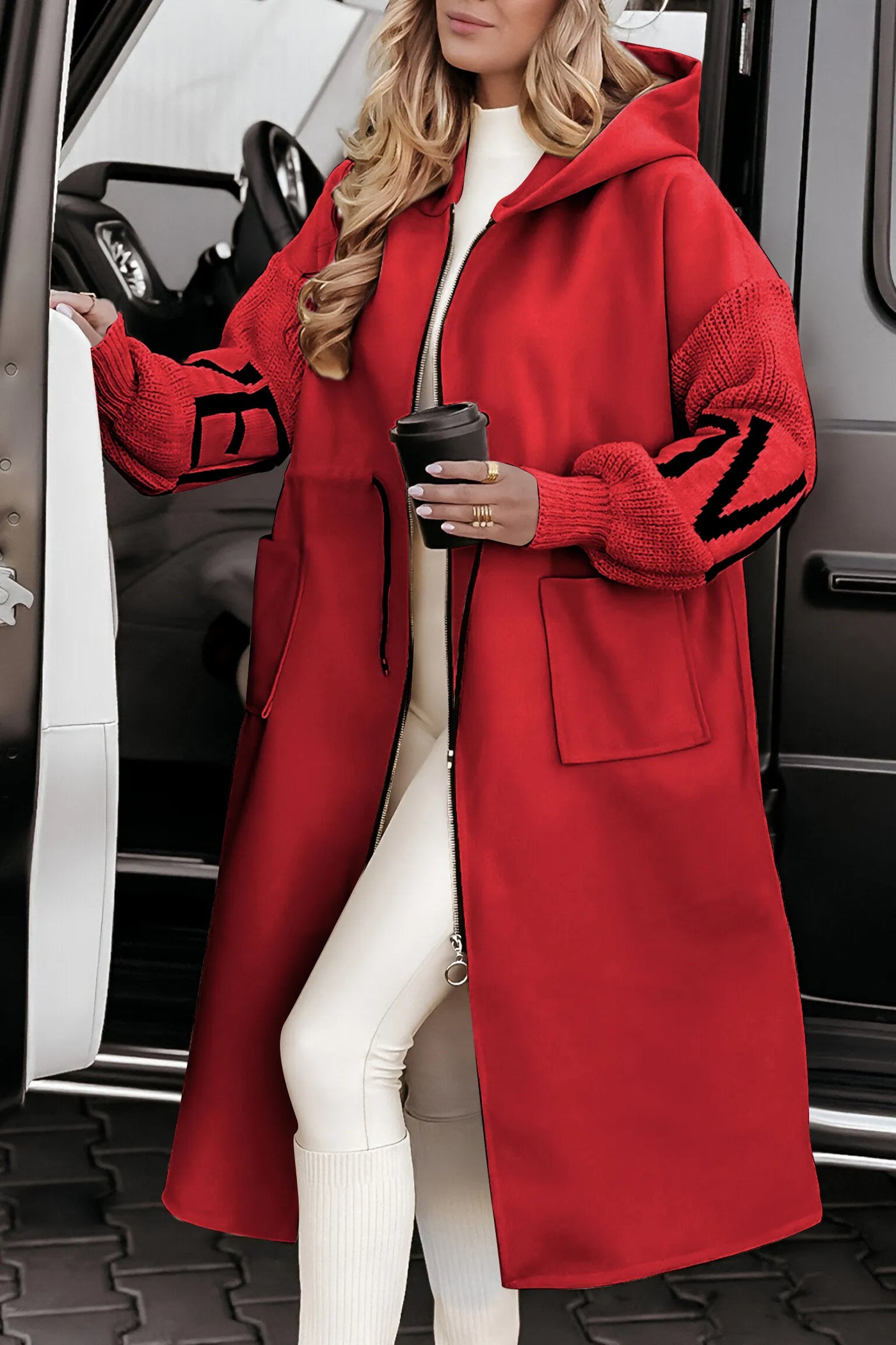 Leona™ | Hooded Patchwork Jacket
