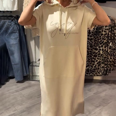 Ebba | Casual dress with hood and feminine fit