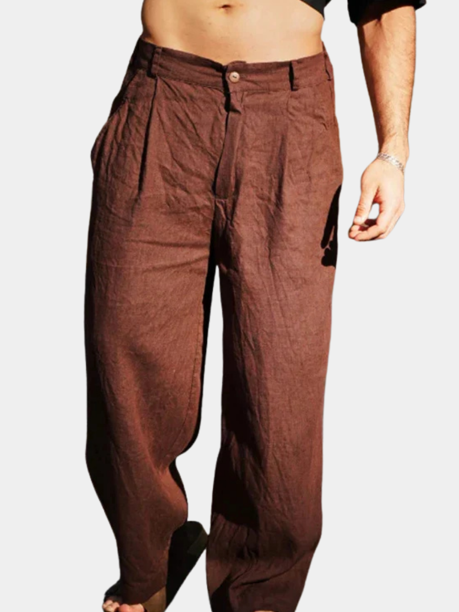 Dario Wide-leg casual trousers
