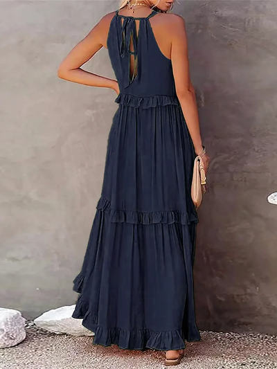 Mabel Ruffle Breeze Maxi Dress
