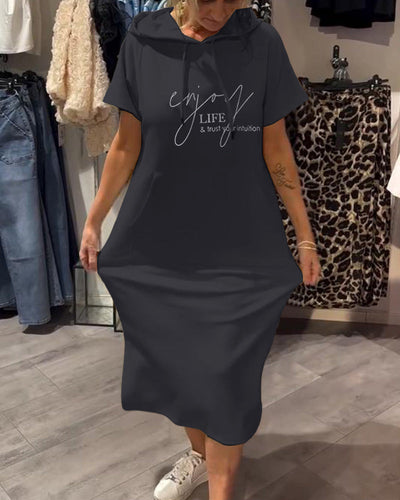 Ebba | Casual dress with hood and feminine fit