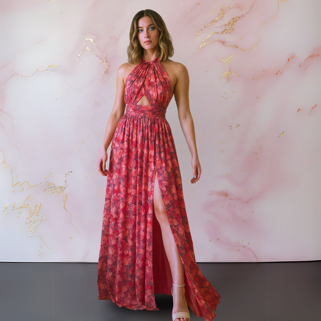 Vera | Elegant Maxi dress with floral print