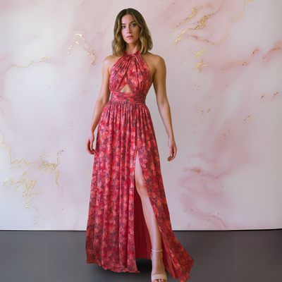 Vera | Elegant Maxi dress with floral print