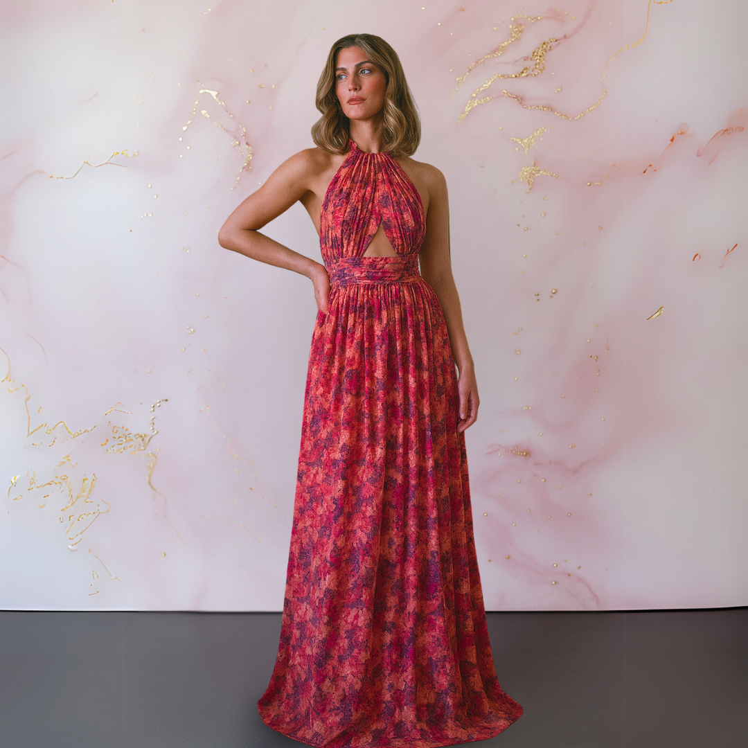 Vera | Elegant Maxi dress with floral print
