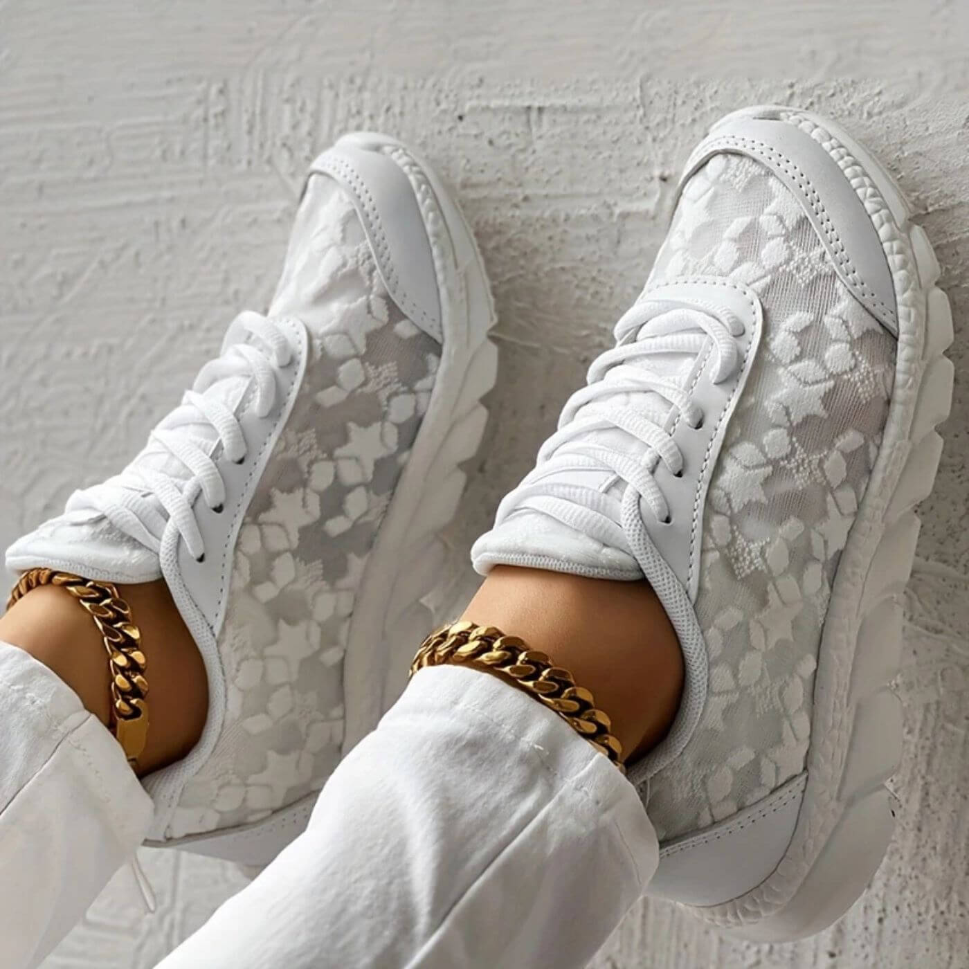 Dottie™ | Breathable Orthopedic Lace Sneakers