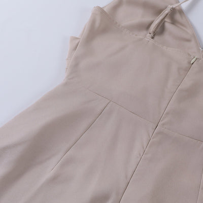 Lottie™ | Strappy Cowl Neck Satin Midi Dress