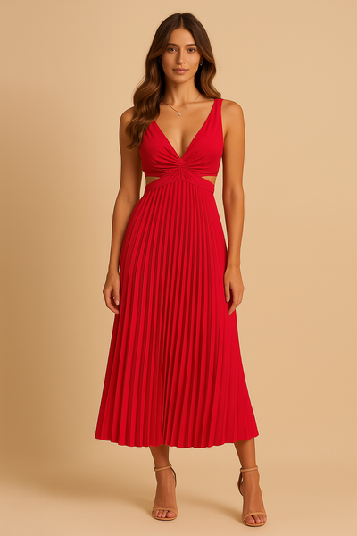 Kitty™ | Luxe Pleated Dress