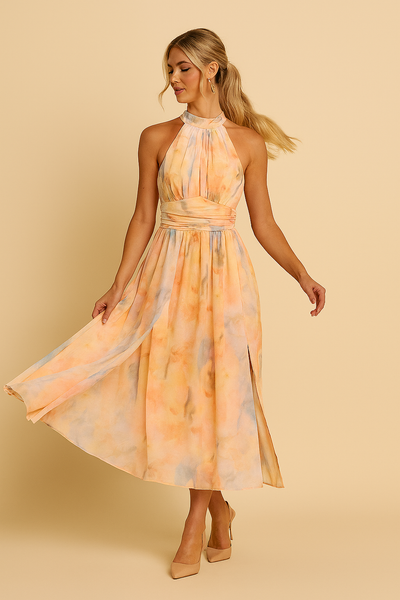 Lorene™ | Peach Dress