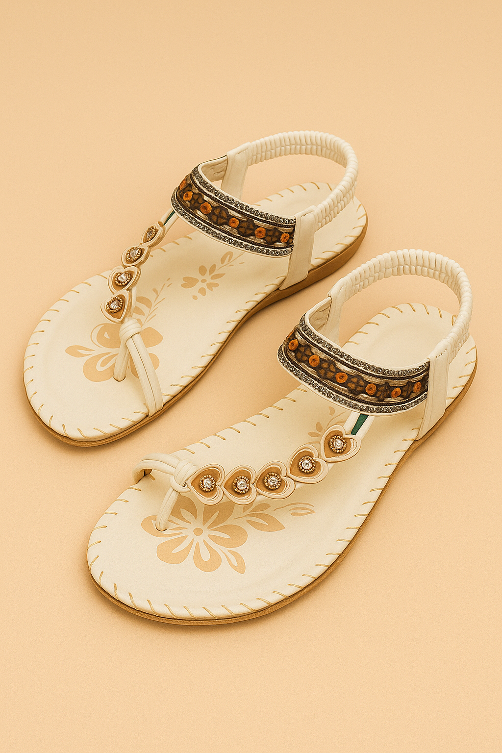 Lumen™ | Boho Chic Embellished Sandals