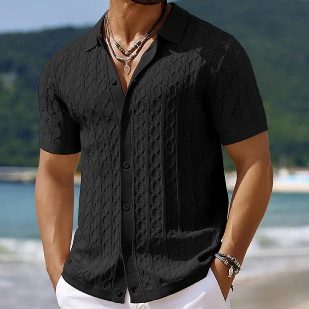 Talon Button-Down Knitted Shirt