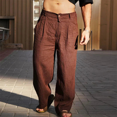 Dario Wide-leg casual trousers