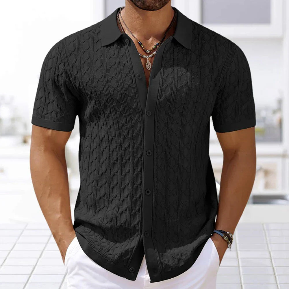 Talon Button-Down Knitted Shirt