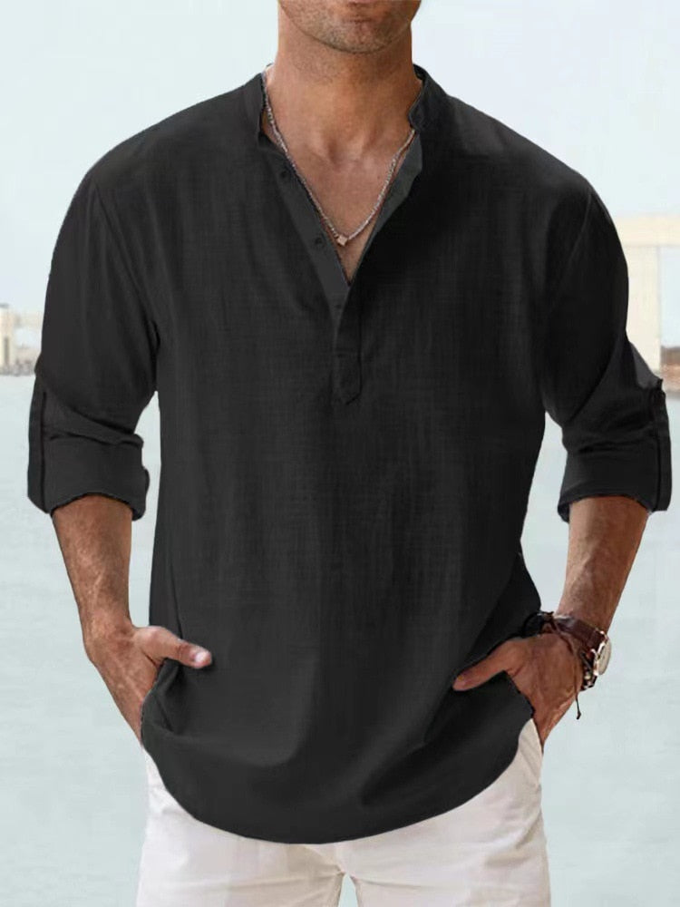 Lenoir™ | Breathable linen shirt