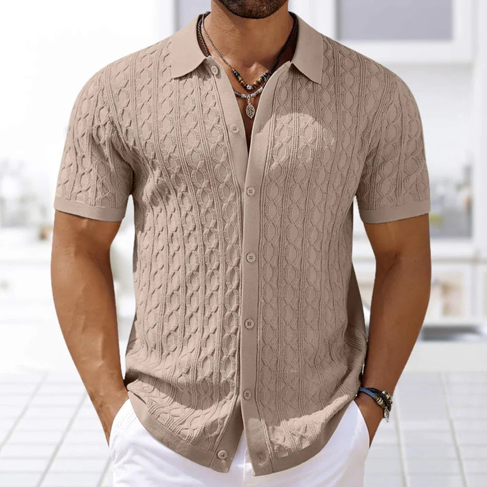 Talon Button-Down Knitted Shirt