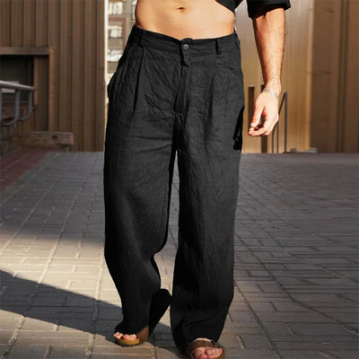 Dario Wide-leg casual trousers