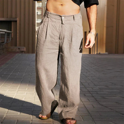 Dario Wide-leg casual trousers