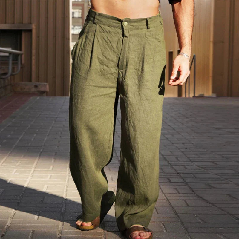 Dario Wide-leg casual trousers