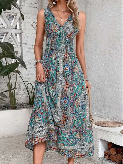Katia Sleeveless Maxi Boho Dress