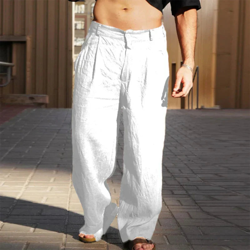 Dario Wide-leg casual trousers