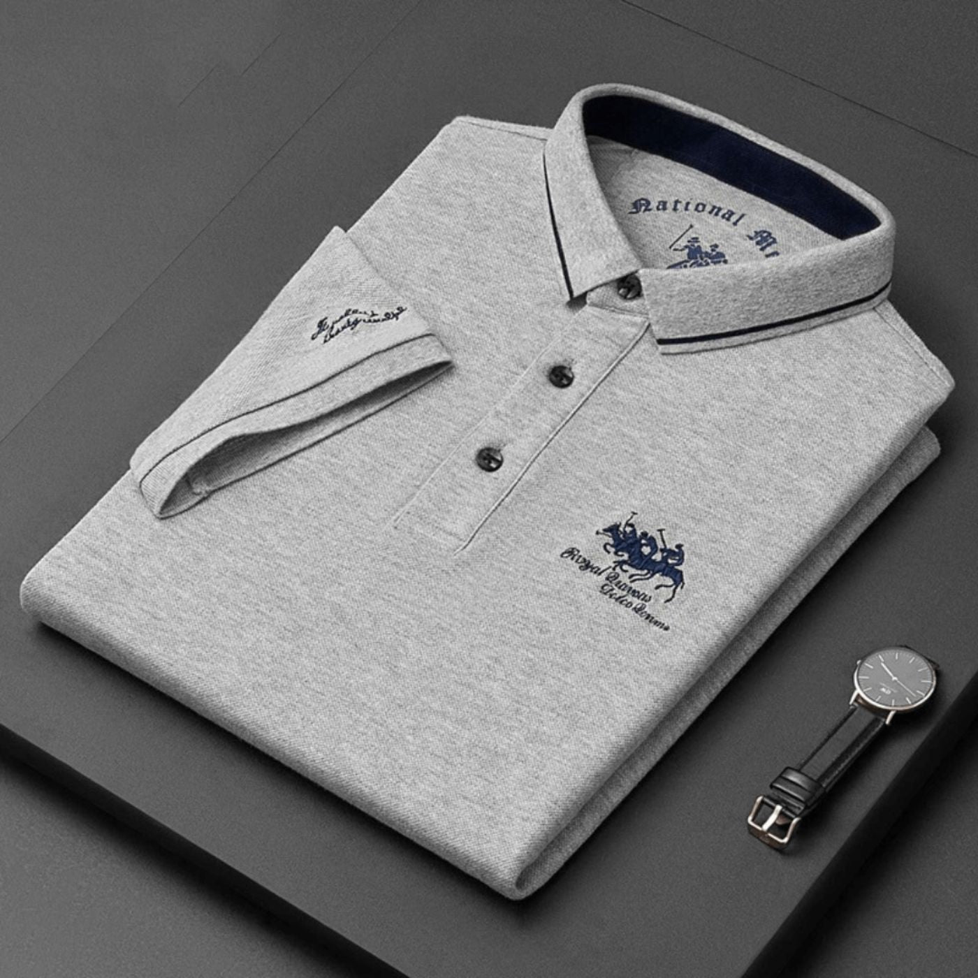 Elian™ | Embroidered Casual Polo Shirt