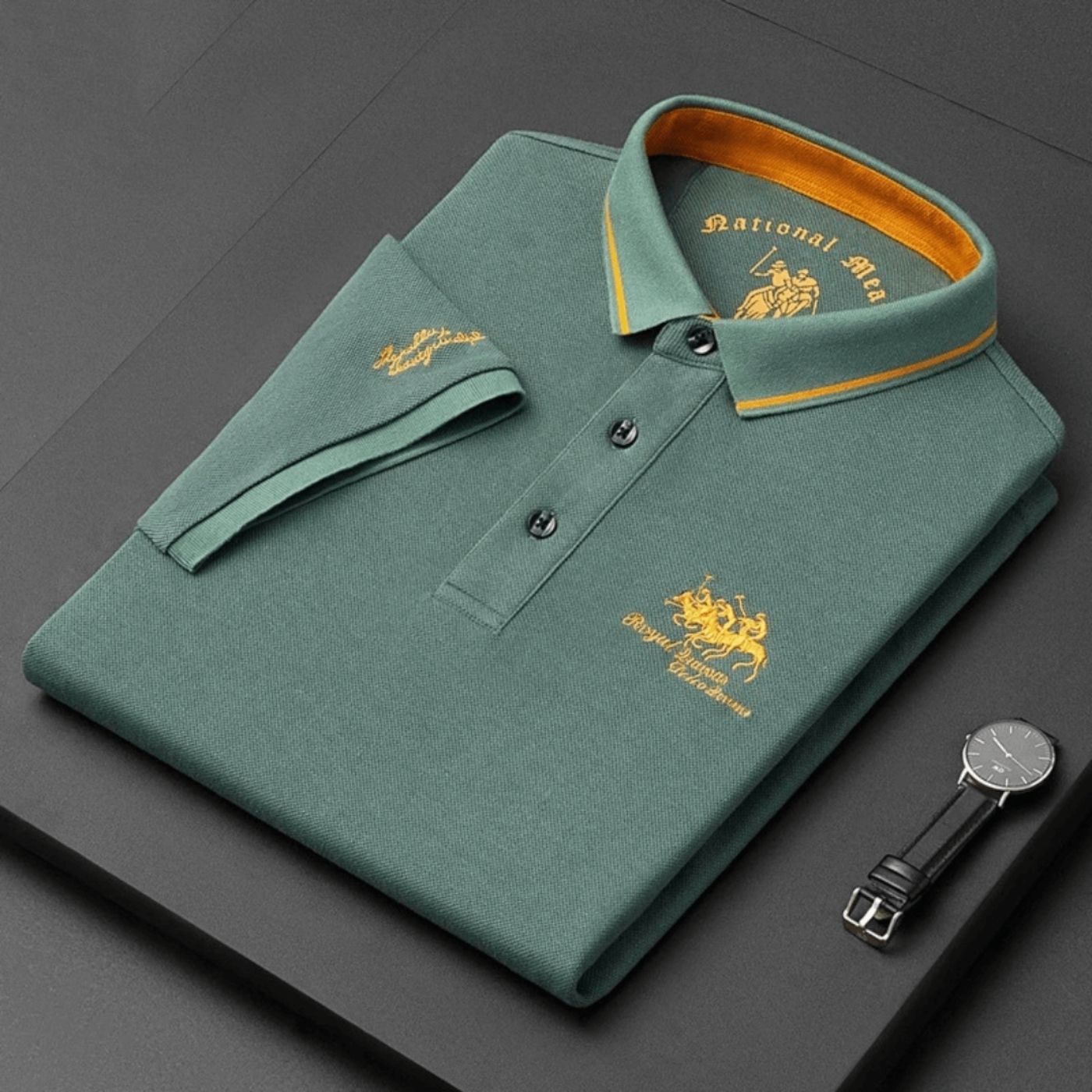 Elian™ | Embroidered Casual Polo Shirt