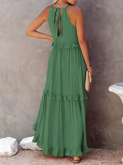 Mabel Ruffle Breeze Maxi Dress