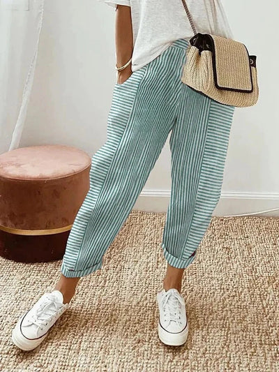 Lore - Striped Pantalon Relaxed Fit