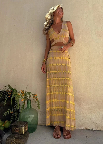 IBIZA | Tie-dye print dress