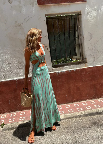 IBIZA | Tie-dye print dress