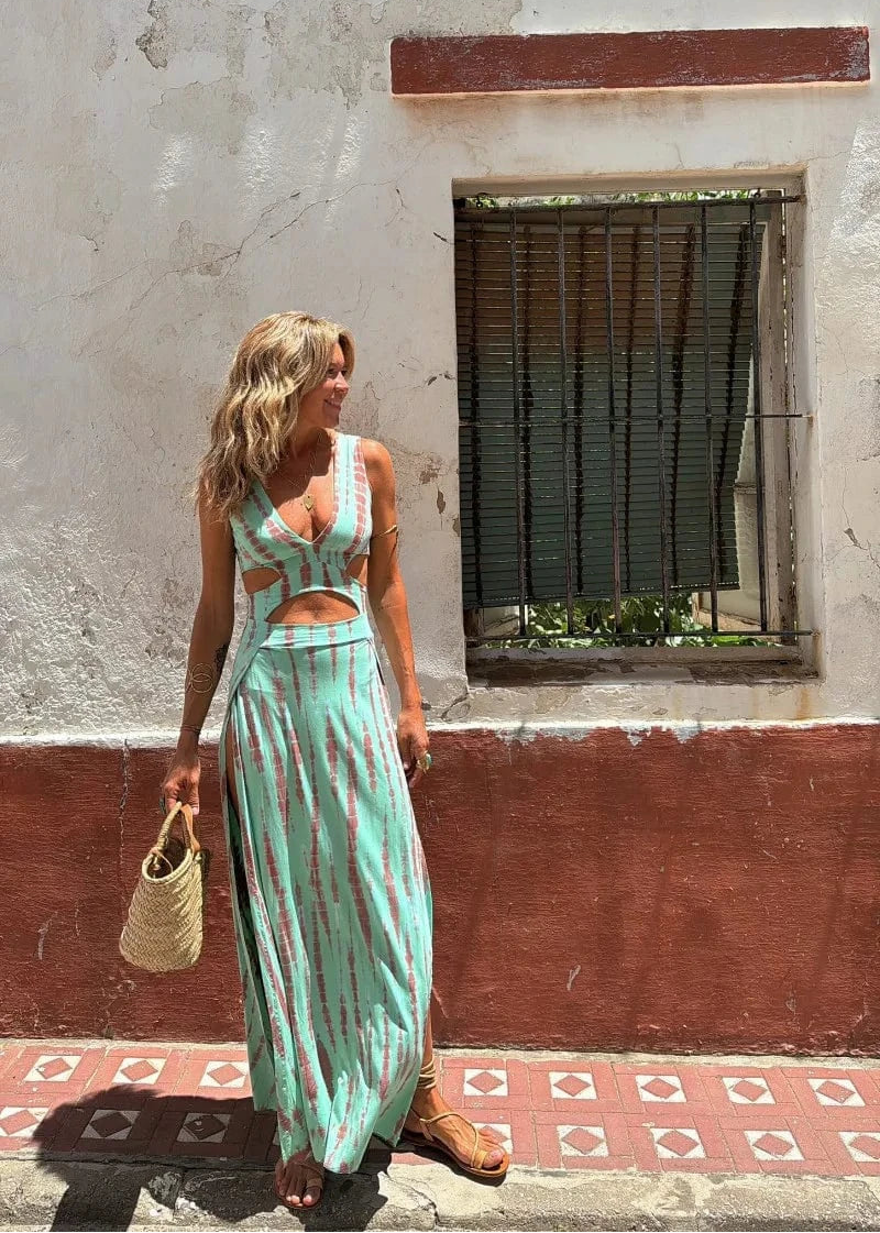 IBIZA | Tie-dye print dress