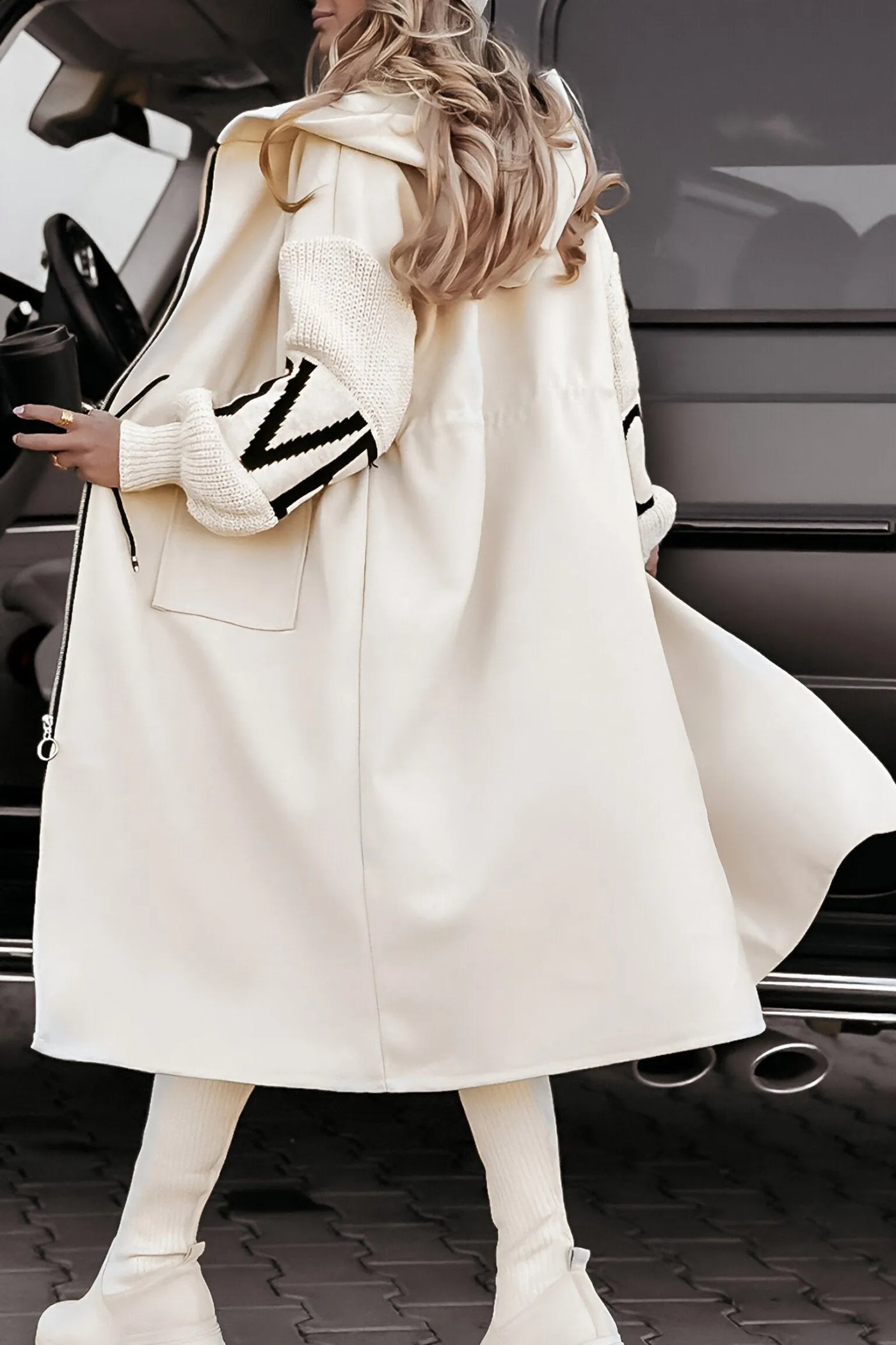 Leona™ | Hooded Patchwork Jacket
