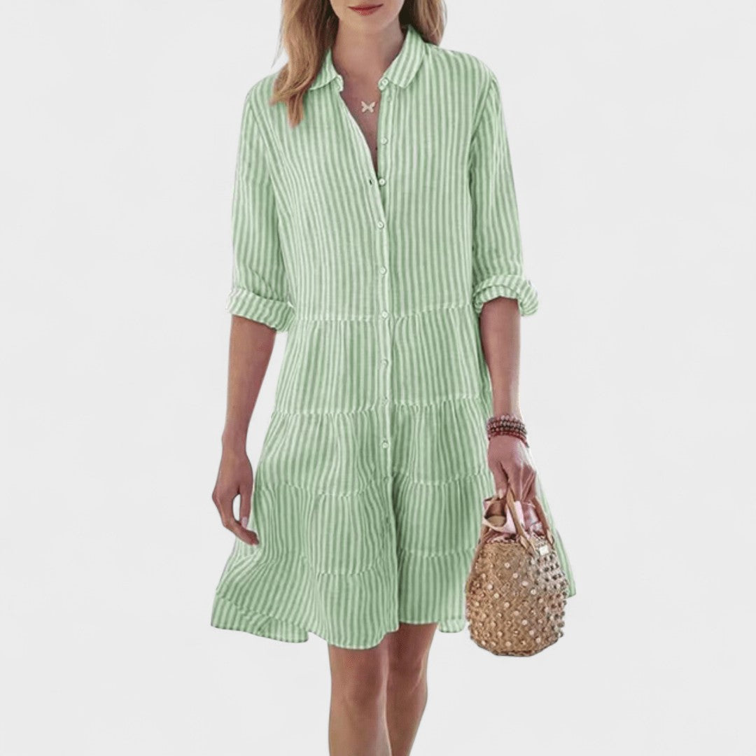 Laura | Striped Daily Dress
