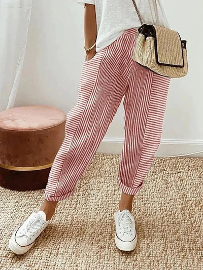 Lore - Striped Pantalon Relaxed Fit