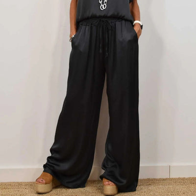 Oceane Elegant Loose Shirt Pants Set