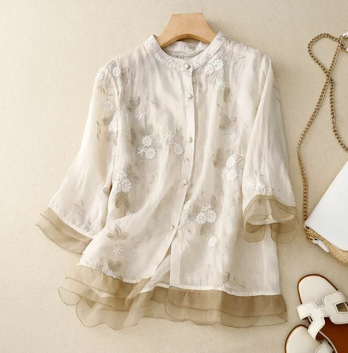 Tove Elegant Floral Blouse